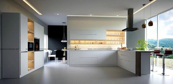 L-Shaped Kitchen Interior Service