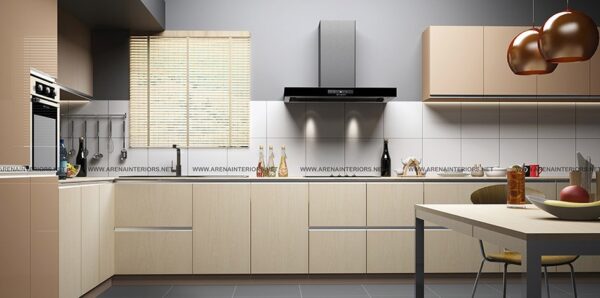 Parallel Modular Kitchen Interior