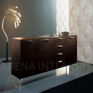 Modern Sideboard with Multiple Drawers and Cabinet