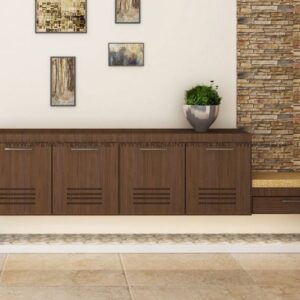 Custom wooden shoerack interior service