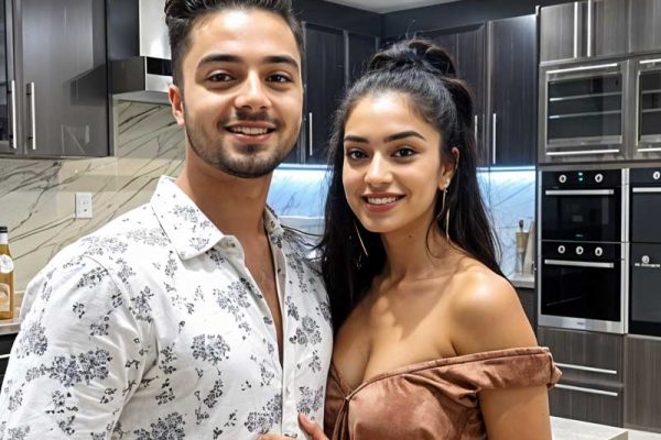 family-showcasing-their-home